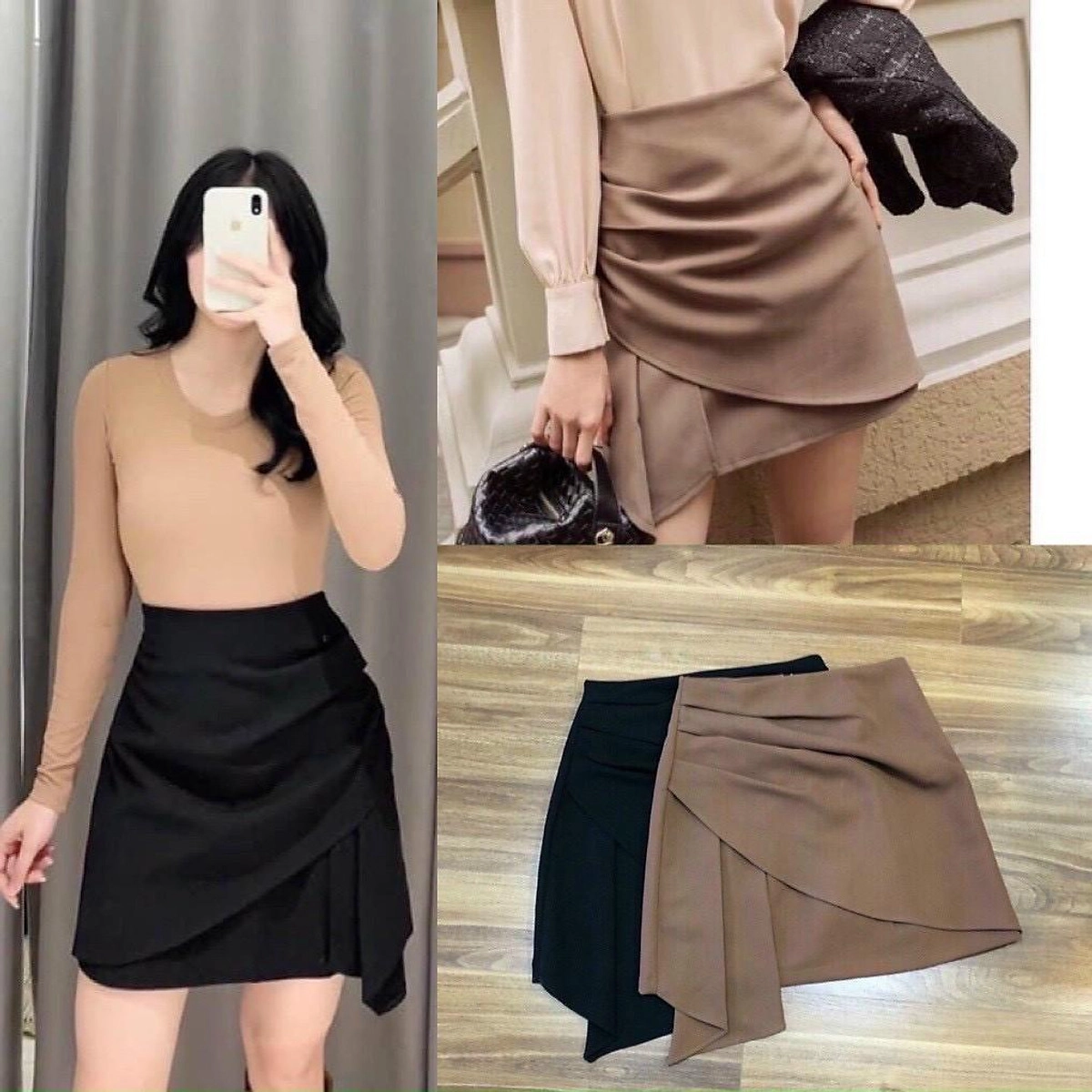 Chân Váy Chữ A Có Lót Quần Trong giá tốt Tháng 8 2023  Mua ngay  Shopee  Việt Nam