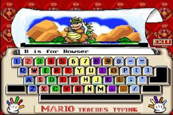 2. Mario Teaches Typing