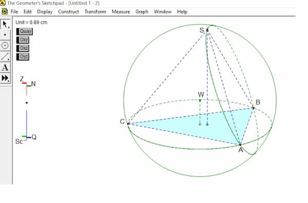 Phần mềm vẽ hình không gian Geometer’s Sketchpad