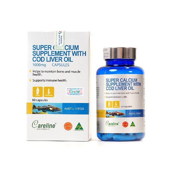 Careline Super Calcium Supplement With Cod Liver Oil