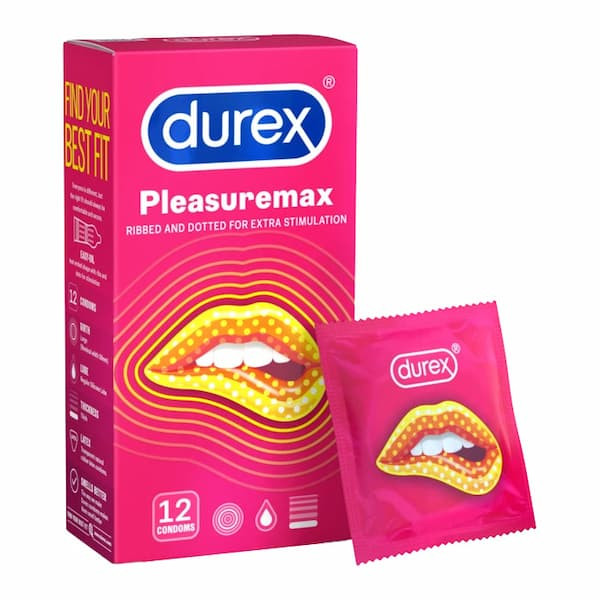 10.  Bao cao su gân gai Durex Pleasuremax