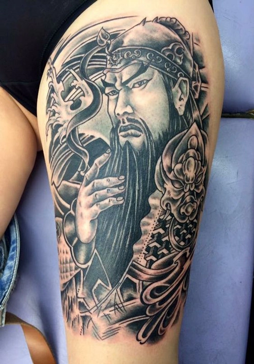 BẬT MÍ Ý NGHĨA HÌNH XĂM QUAN CÔNG - TATTOO GÀ