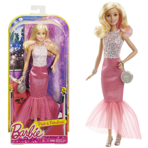 Búp bê Barbie vũ hội hồng