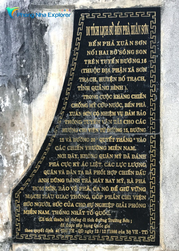 Di tích lịch sử Bến phà Xuân Sơn