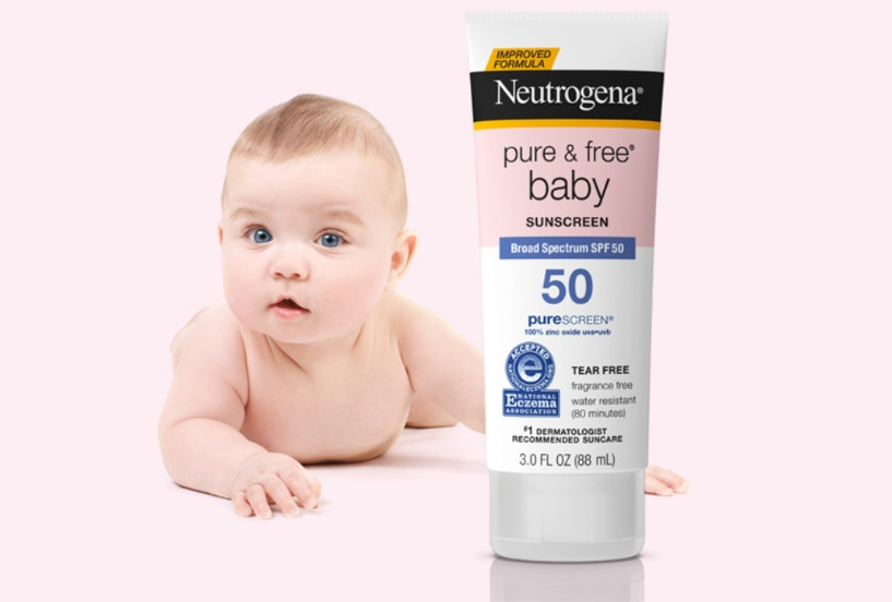 6/ Kem chống nắng Neutrogena Pure and Free Baby Sunscreen SPF 50