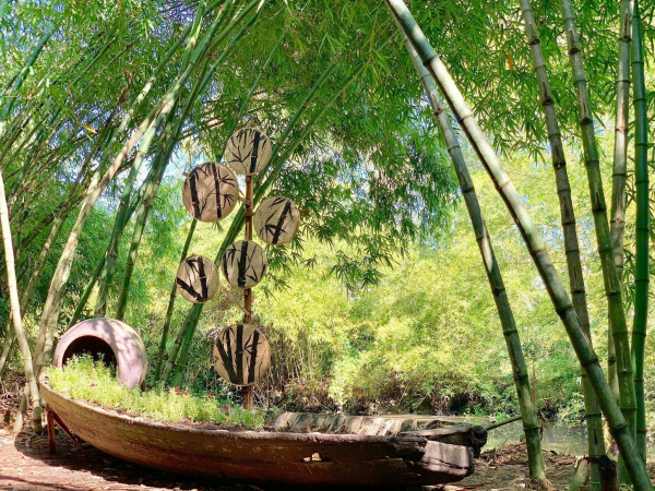 Con đường tre đẹp nhất Hậu Giang