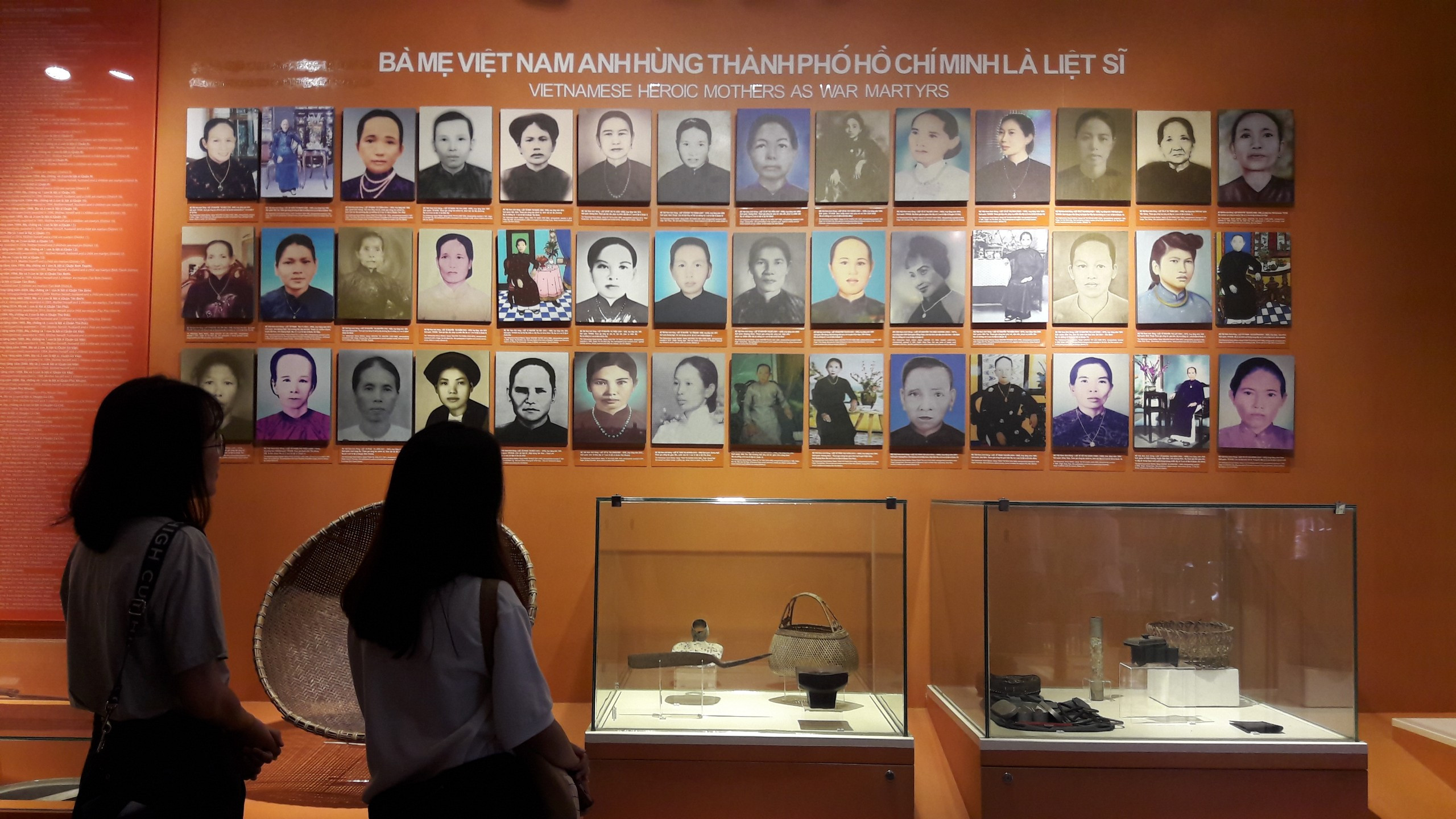Không gian trưng bày Mẹ Việt Nam ANh hùng