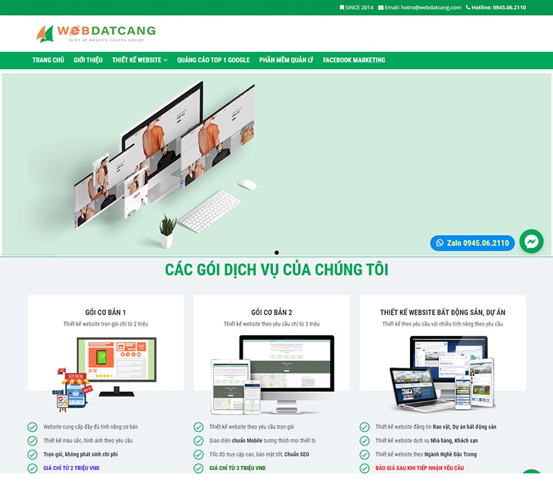 Công ty Web Đất Cảng chuyên thiết kế website giá rẻ tại Hải Phòng