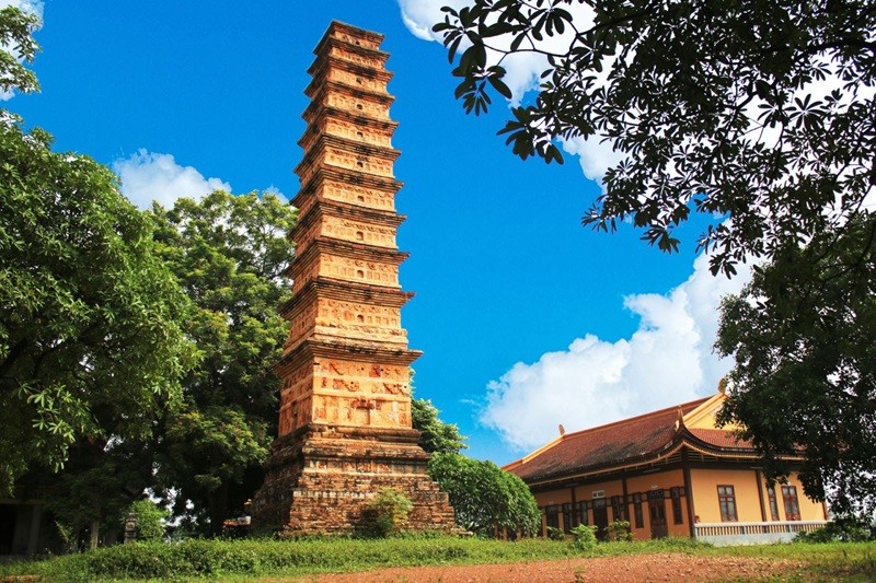 Tháp Bình Sơn là một di tích lịch sử và nghệ thuật có giá trị cao
