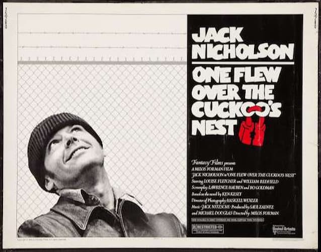 One Flew Over the Cuckoo’s Nest- Tạm dịch: Bay Trên Tổ Chim Cúc Cu (năm 1975)